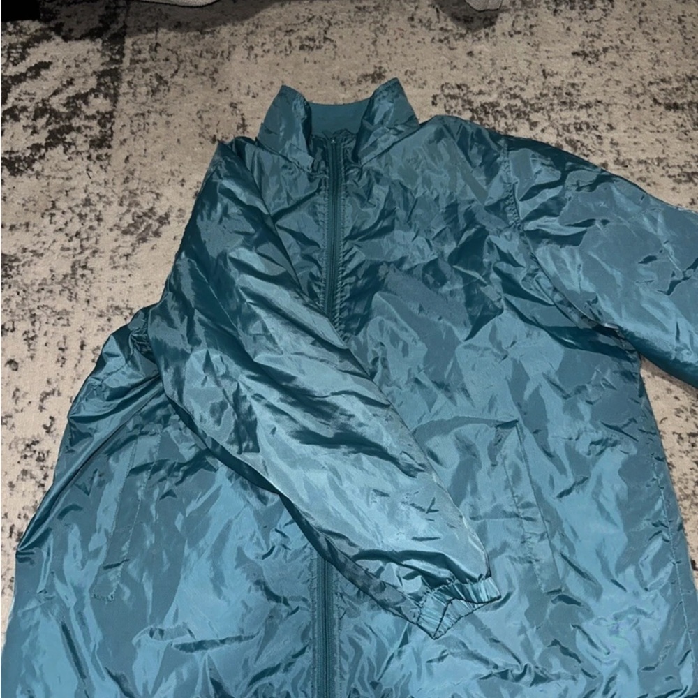 Totes Turquoise Fleece Lined Zip up Jacket Size 2XL